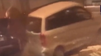 Robo de auto a taxista