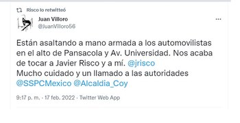 Juan Villoro compartió los hechos