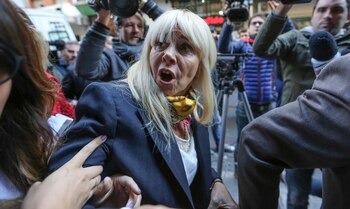 La exesposa de Diego Maradona, Claudia Villafañe. EFE/David Fernández/Archivo