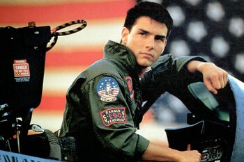 Top Gun, con Tom Cruise,