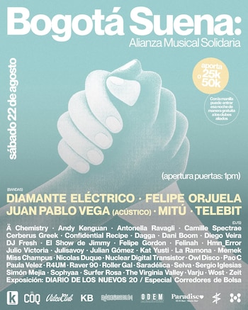 Bogotá Suena reunirá figuras de la escena musical independiente en Kaputt Club - crédito @kaputtclub/Instagram