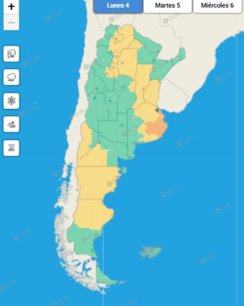Rige una alerta naranja para