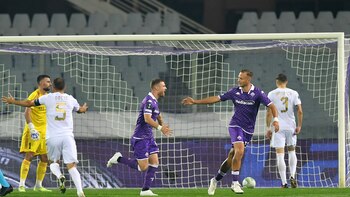 Lucas Beltrán rompió su sequía en Europa con dos golazos para la victoria de la Fiorentina en la Conference League