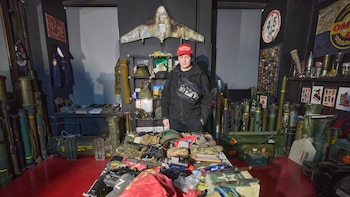 Un artista callejero ucraniano captura