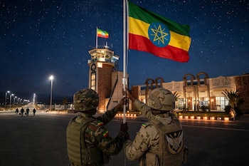 03/10/2026 Milicianos de las Fuerzas de Paz de Tigray en el aeropuerto de Mekelle
POLITICA AFRICA ETIOPÍA INTERNACIONAL
FUERZAS DE PAZ DE TIGRAY / X