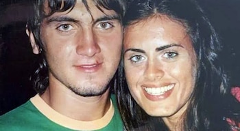 Silvina Luna y su hermano