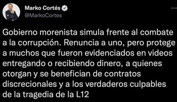 Marko Cortés señaló que la
