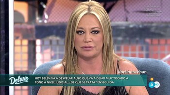 Belén Esteban, en el 'Deluxe'.