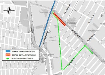 Nuevos cierres viales por construcción del TM de la 68 en Bogotá-Colombia-5-05-2022
