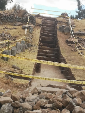 Construcción alrededor del 800 a. C., en pleno Formativo. (Facebook: Tinguiña Historia y Cultura)