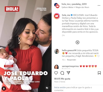 José Eduardo y Paola compartieron