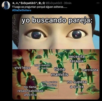 Meme día del soltero