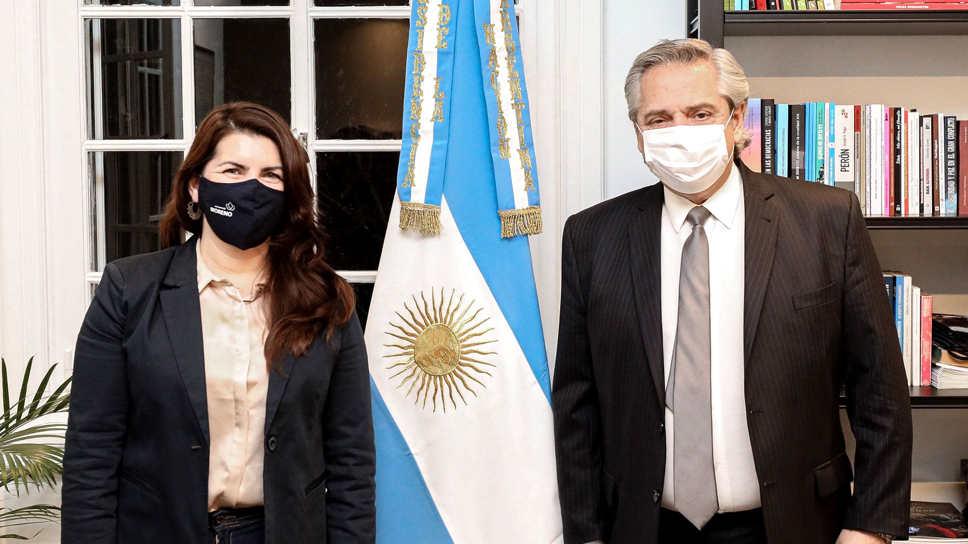 Fernández aseguró que durante la presidencia de Alberto Fernández reabrieron industrias en Moreno y creció el desarrollo PyME (@marielfmoreno1)