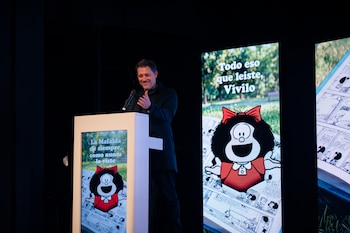 Imagen complementaria de En fotos: la presentación de Mafalda Inmersiva reunió a famosos, artistas y escritores