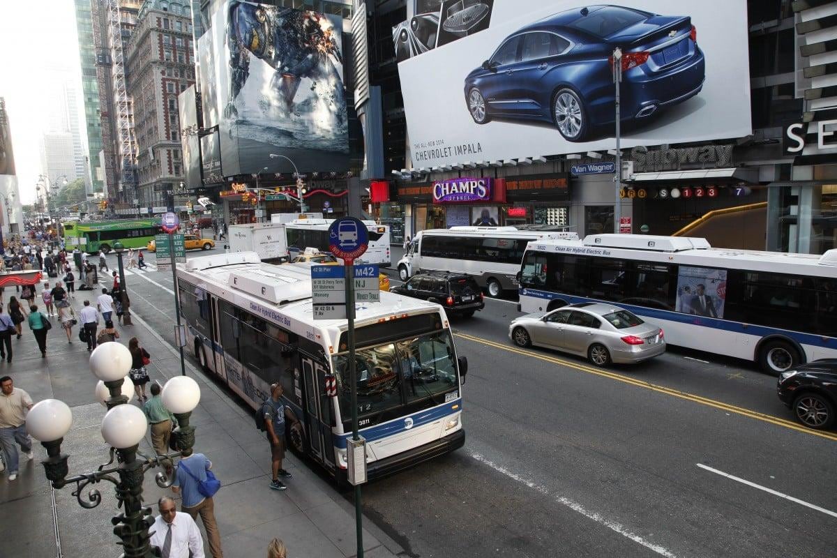 Midtown quedó bajo cierres viales, vallados y carriles exclusivos para autobuses entre las calles 30 y 60 y entre el East River y el Hudson River (REUTERS)