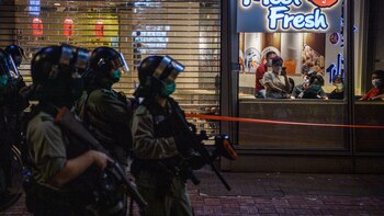 Los manifestantes denuncian que la