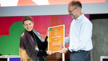 María Adelaida López, la primera