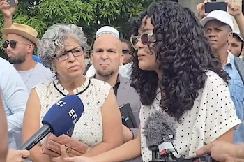 Anna Sofía Benítez afirmó que no esperaba un juicio justo para ella ni para su madre en el Tribunal Municipal de La Habana del Este./ (Cubanet)