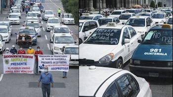 La Asociación de taxista en Guatemala convoca nuevamente a una manifestación contra el alza de los combustibles el 3 de agosto