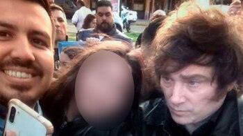 El concejal junto al presidente