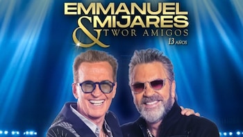Emmanuel y Mijares anuncian nueva fecha en Auditorio Nacional: preventa para los 13 años de ‘Two’r Amigos’