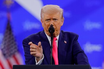 Trump aseguró que está trabajando