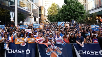 Nueva York autoriza ver el segundo partido de las Finales de la NBA afuera del Madison Square Garden