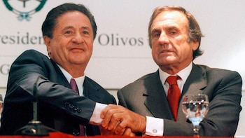 Eduardo Duhalde y Carlos Reutemann