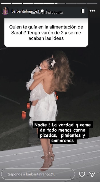 Barby Franco respondió a consultas