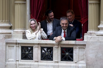 Karina Milei, Manuel Adorni y