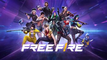 Captura de pantalla del menú principal de Free Fire con opciones de personalización