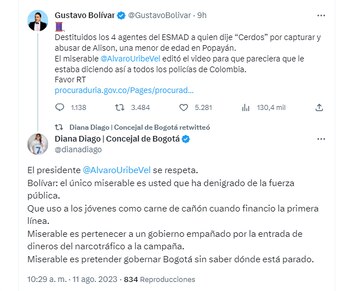 La concejal del Centro Democrático,