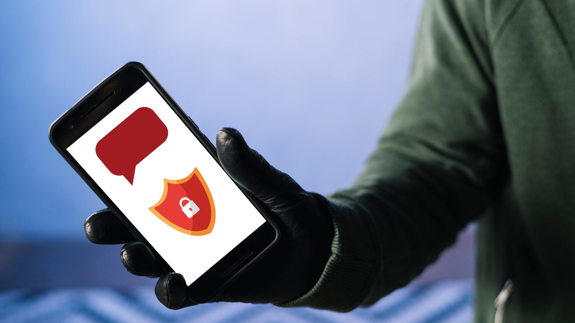 Ilustración de una estafa vía SMS.