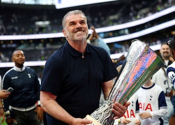 Postecoglou se va de Londres como el tercer DT que ganó un título internacional con Tottenham (Reuters/Matthew Childs)