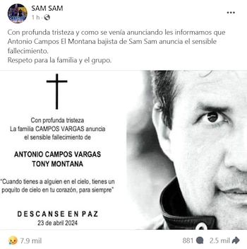 La trágica muerte de Tony