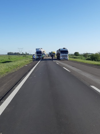 Cómo quedó el camión que