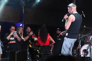 L-Gante regresó a los escenarios