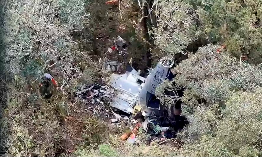 La pesquisa técnica recopilará datos, examinará los daños del aparato y evaluará el clima (Crédito: Cuerpo de Bomberos Militares de Santa Catarina (CBMSC)