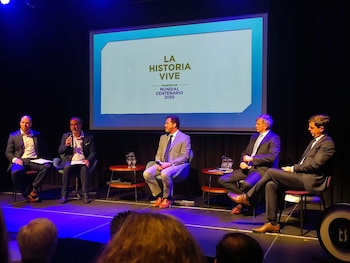 El presidente de la Conmebol,