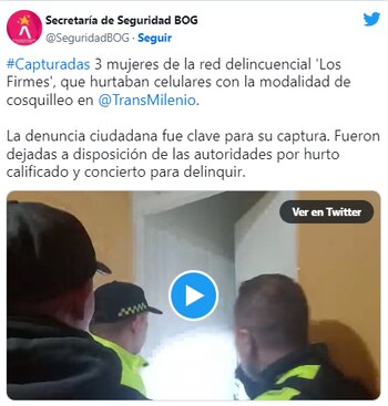 Foto: Twitter Secretaría de Seguridad