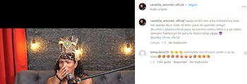 Publicación de Canelita Amoretti. Instagram.