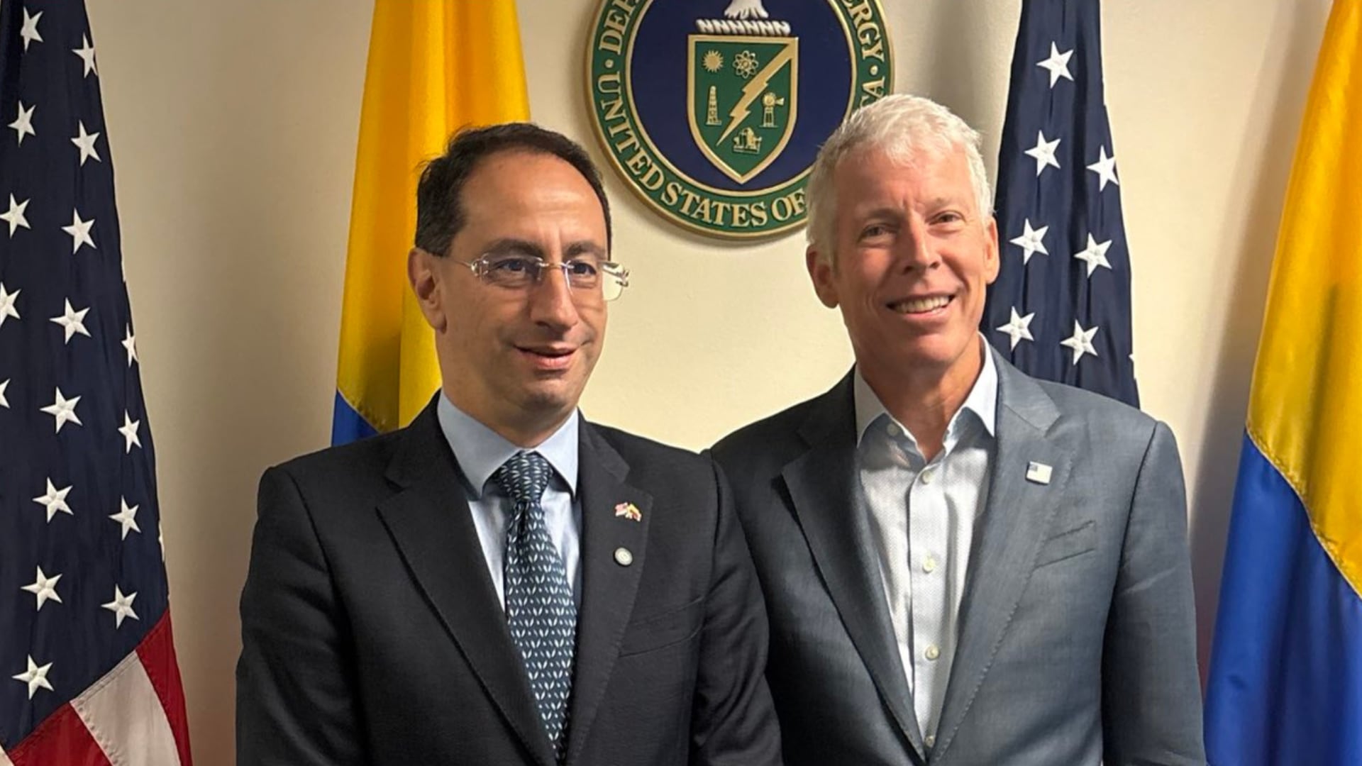 Vicepresidente electo, José Manuel Restrepo, se reunió con el secretario de Energía de EE. UU., Chris Wright