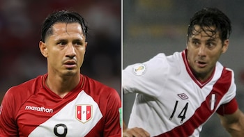 Gianluca Lapadula y Claudio Pizarro