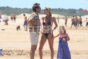 El actor y su pareja