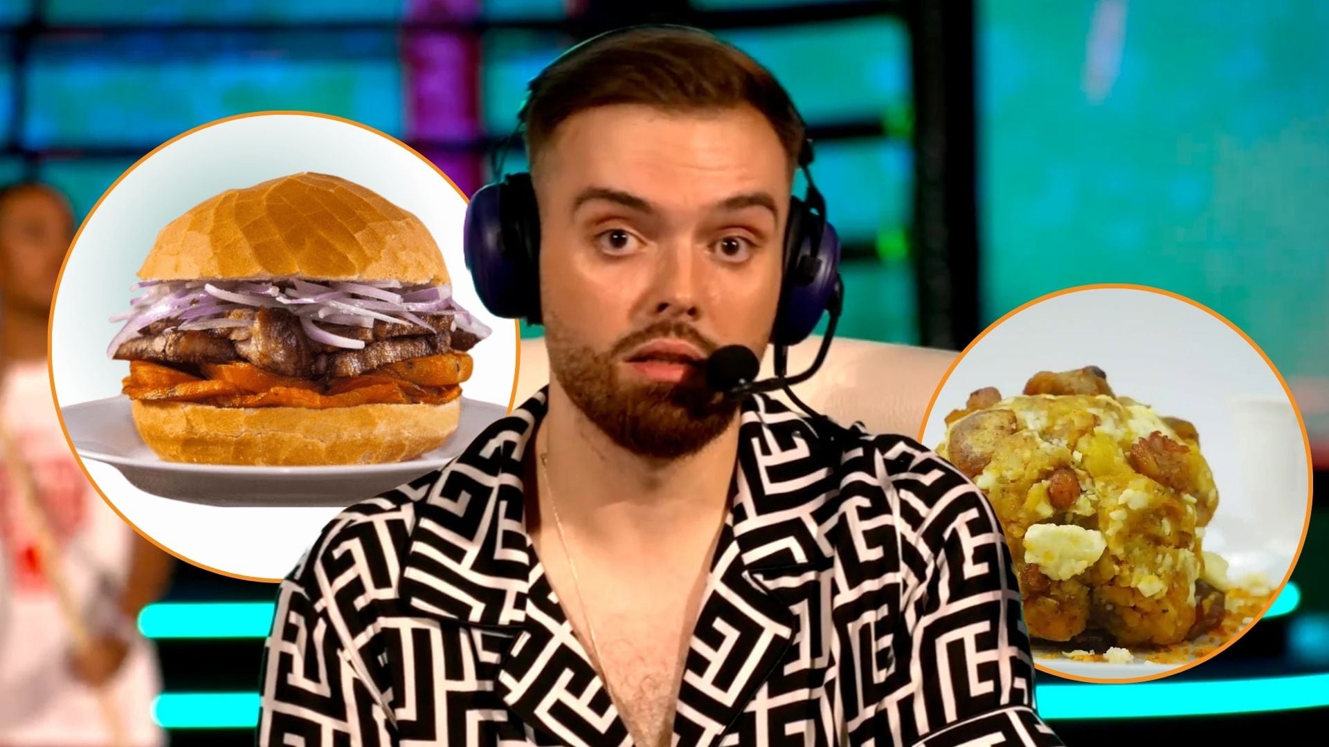 El mundial de desayunos no tiene sentido, según Ibai: el pan con chicharrón de Perú se enfrenta al bolón verde ecuatoriano