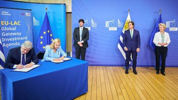 El canciller uruguayo, Francisco Bustillo,