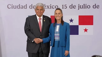 Claudia Sheinbaum y José Raúl Mulino