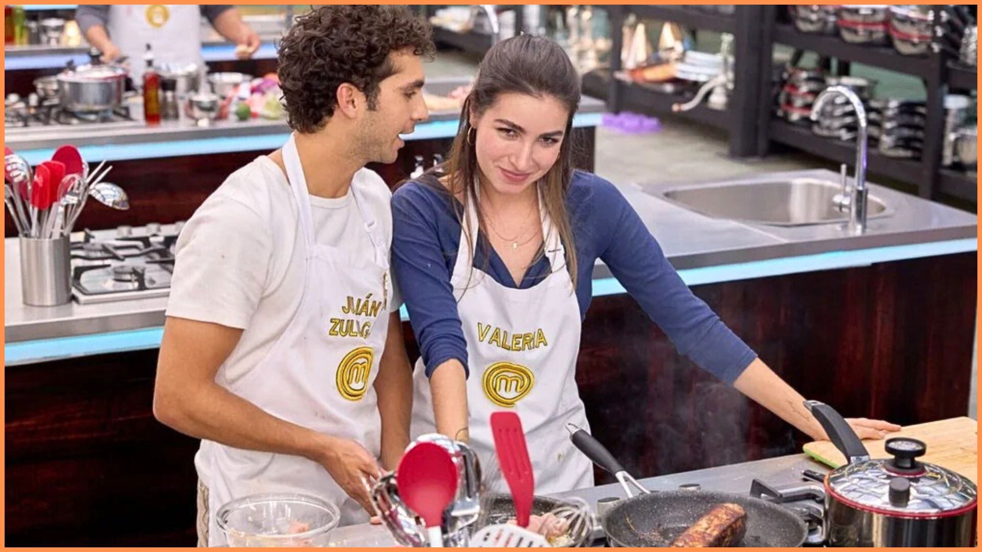 Valeria Aguilar y Julián Zuluaga no cayeron en el reto que les impuso Claudia Bahamón en