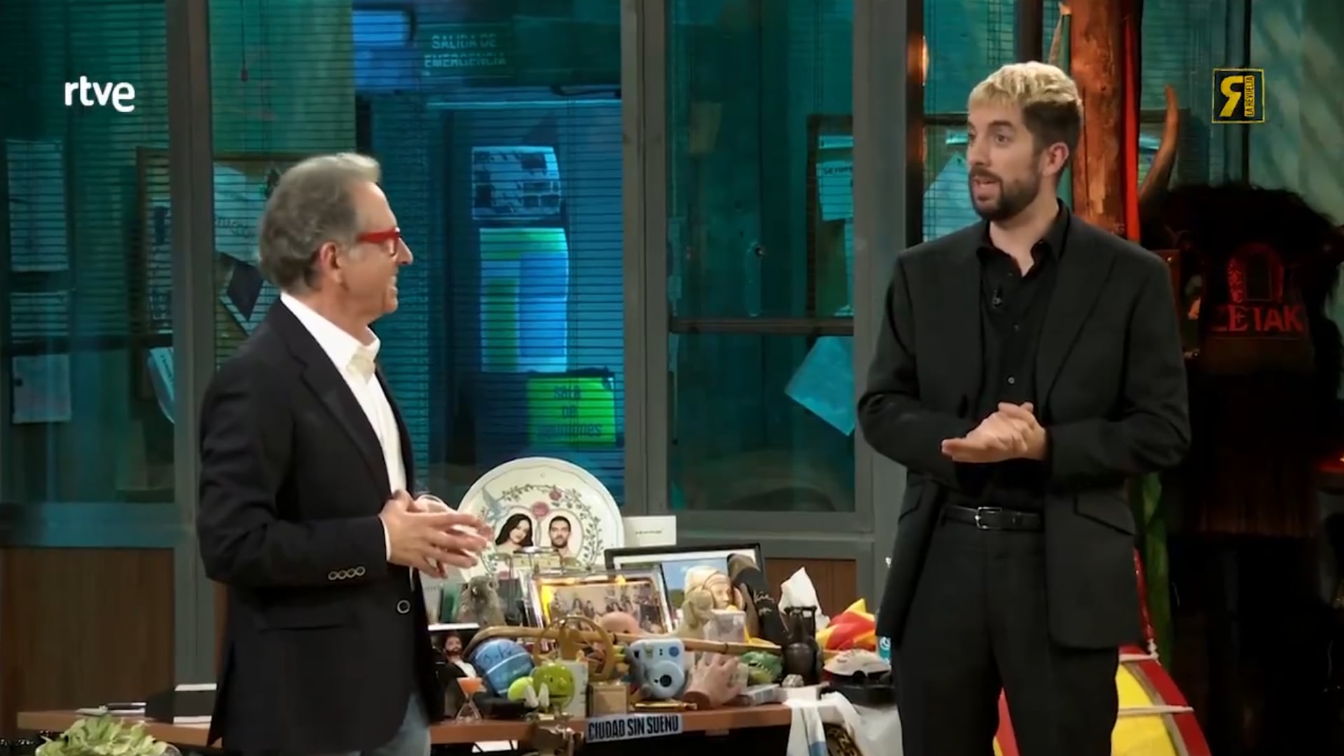 Jordi Hurtado y David Broncano en 'La Revuelta' (RTVE)