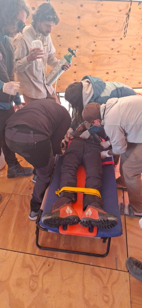 El operativo logró rescatarlo en menos de 24 horas